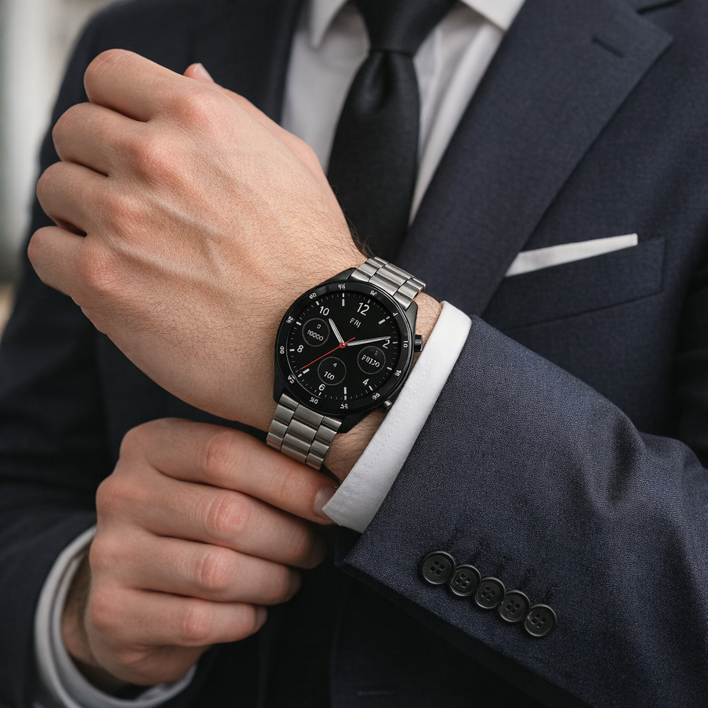 Wiseme WS X2 Smart Watch for Men – Bluetooth Calling & Fitness Tracker