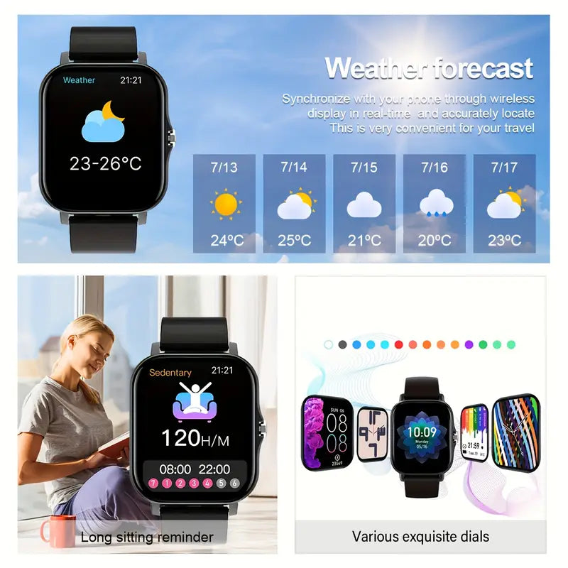6-Pack Silicone Sport Watch –