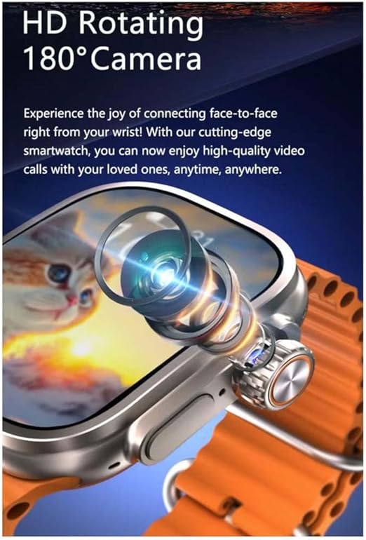 JSYES MS32 Ultra SIM-Enabled Smartwatch – 4 Straps, HD Camera & Fitness Tracking
