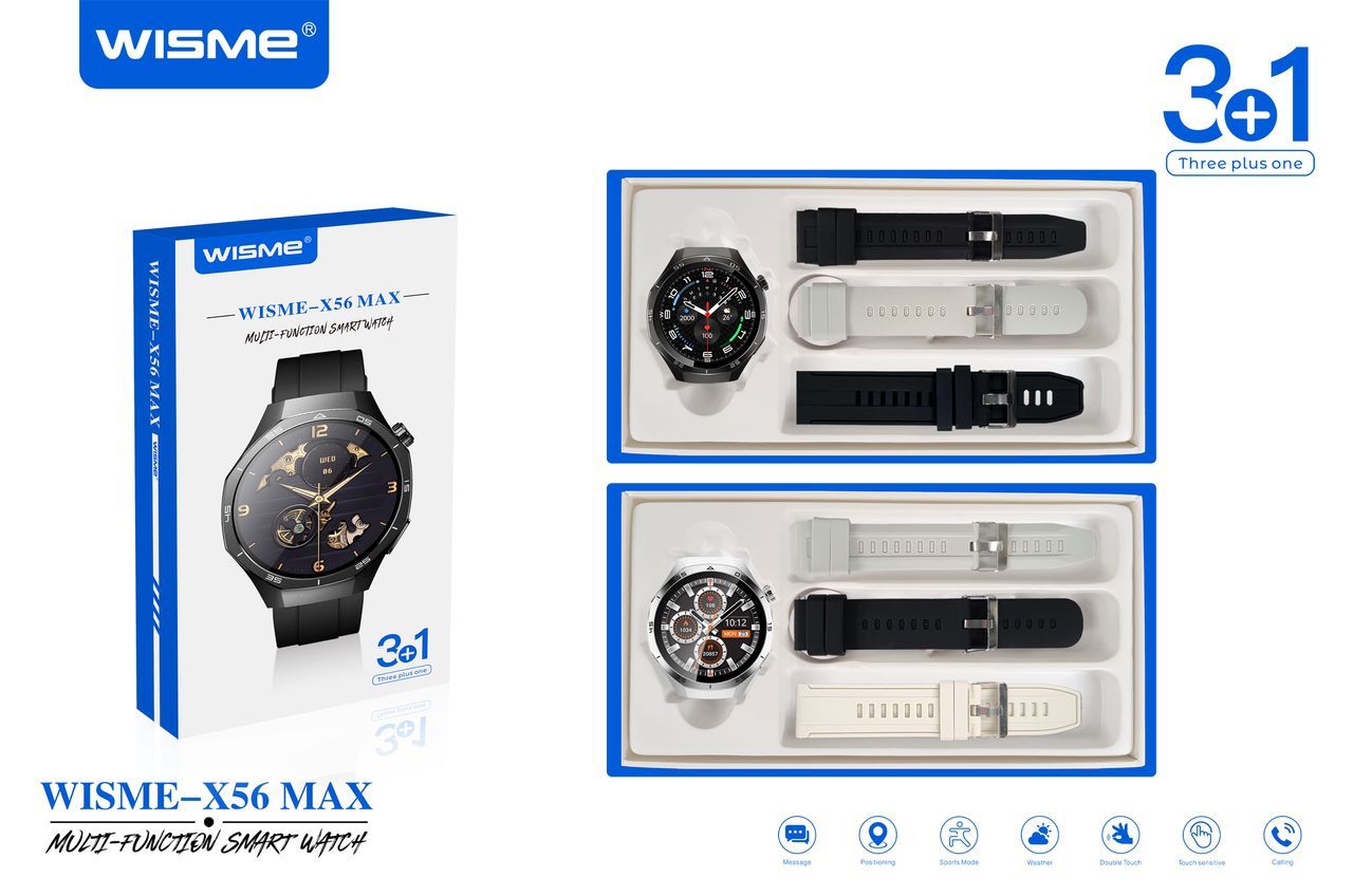 WISME X56 Max Luxury Smart Watch for Men