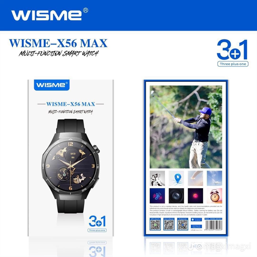 WISME X56 Max Luxury Smart Watch for Men