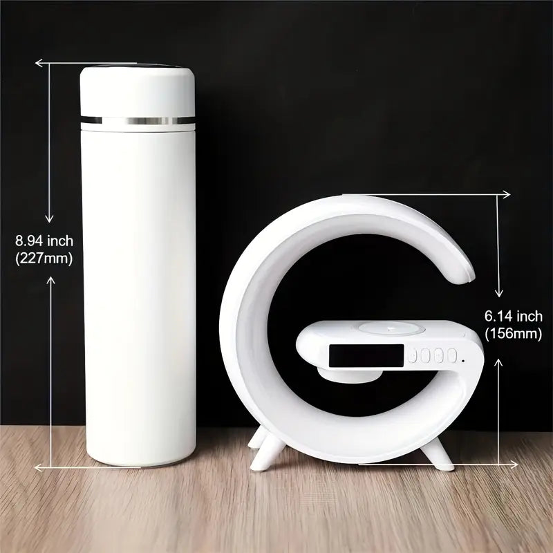 مكبر صوت RGB متكامل مع أضواء متعددة (مصباح مكتبي)!